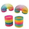 YOOKO 2Pcs Rainbow Magic Spring Fun Playing Set Slinky Spring Toys for Kids Fun Playing Time Spring Toy for Kids - Multicolor