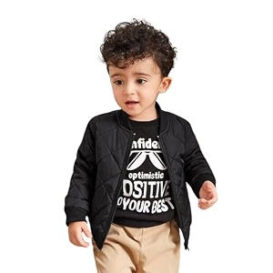 YOONIKK kids Solid Bomber Jacket
