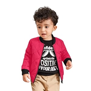 YOONIKK kids Solid Bomber Jacket