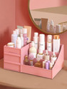 Yopava Large Capacity Cosmetic Storage Box Makeup Drawer Organizer Portable, Modern Countertop Storage for Dressing Table Vanity Box Vanity Box