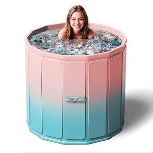 bath tub for adult for bathroom tub for home spa maintains hot amp cold temperature drainage hole thickened layer for hot and ice bath tub for adults rainbow