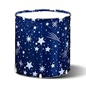 Bath tub for adult for bathroom Tub for Home SPA, Maintains Hot &amp; Cold Temperature, Drainage Hole, Thickened Layer for Hot and ice bath tub for adults (Round Star)