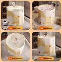 Bath tub for adult for bathroom Tub for Home SPA, Maintains Hot &amp; Cold Temperature, Drainage Hole, Thickened Layer for Hot and ice bath tub for adults (Yellow Flower)