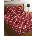 YORIK TM Microfiber Bed Sheet with Pillow