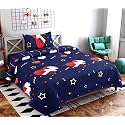 YORIK TM Microfiber Bed Sheet with Pillow