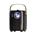 YOTON Andriod 5G WiFi Projector Home 4K Support 1080P Smartphone Full HD Portable Builtin YouTube Other Apps Auto Keystone 4000 Lumens 200" Screen Compatible 4K TV Stick (S-10 ANDRROID Projector)