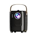 YOTON Andriod 5G WiFi Projector Home 4K Support 1080P Smartphone Full HD Portable Builtin YouTube Other Apps Auto Keystone 4000 Lumens 200" Screen Compatible 4K TV Stick (S-10 Android PROJECTORRR)