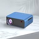 Yoton T4 Wifi Led Projector 1080P Full Hd With Built-In Youtube - Supports Wifi, Hdmi,Vga,Av In,Usb, Miracast - (T4 Projector) - Blue