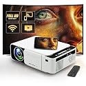 YOTON T6 WiFi LED Projector 1080p Full HD with Built-in YouTube - Supports WiFi, HDMI,VGA,AV in,USB, Miracast