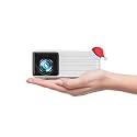 YOTON UC 500 Portable Mini Home Theater LED Projector, 400LM With Remote Controller, Support HDMI, AV, SD, USB Interfaces (Yellow) 3500 lm Corded