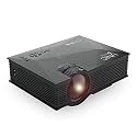 Yoton Uc46 Portable Projector 1080P 800X480 Resolution Wifi Led Projector - Black