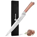 YOTSUBA 10 Inch Japanese Style Premium Natural Rosewood Carving Knife