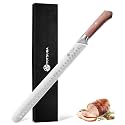 YOTSUBA 12 Inch Japanese Style Premium Natural Rosewood Brisket Knife