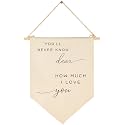 You'll Never Know Banner-I Love You-Flag Sign Gift for Baby Newborn Boys Girls Kids-Baby Present Shower-Banner Pennant Wall Decor Present for Nursery Bedroom Playroom -New Home Christmas Gift