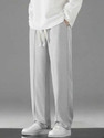 You Forever Solid Men Grey Track Pants