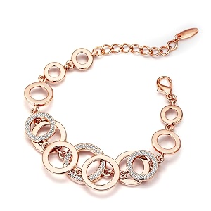 youbella jewellery sets for women crystal studded necklace jewellery set bracelet with earrings for girlswomen