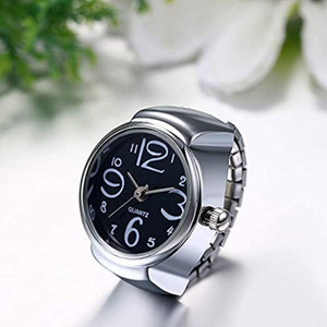 youbella stylish finger ring watch jewellery alloy silver plated ring