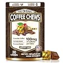 YouChews Coffee Chews - Grab &amp; Go Energy with 100mg per Chew of Clean, Green Caffeine. With Real Organic Ingredients, Low Sugar, Great Bold Taste &amp; Long Lasting Energy Boost (30 Chews Pack)