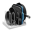 YouCopia Shoe Rack for Home Non Woven Fabric - DIY Multipurpose Shoe Rack Organizer, 6-Layer Shoe Rack for Home -Shelf with Dustproof Door Entryway for Heels/Slippers/Boots (White, 6-Layer)