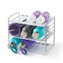 YouCopia Wall Mounted Self Adhesive Bathroom Shelf Storage Cabinet for Kitchen Multipurpose Organizer with Doors and Shelves (Material- Plastic, White, Pack of 1) (Black)