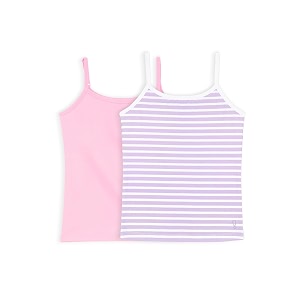 yougotplanb cotton padded camisole  pack of 2  ages 8-16 years  built-in light padding  full coverage  ideal for school