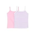 YouGotPlanB Cotton Padded Camisole | Pack of 2 | Ages 8-16 Years | Built-in Light Padding | Full Coverage | Ideal for School