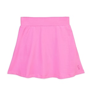 yougotplanb cotton skater skirt for girls  pack of 1  ages 3-16 years  attached inner shorts  ideal for sports amp play