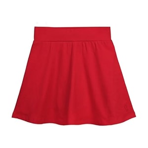 yougotplanb cotton skater skirt for girls  pack of 1  ages 3-16 years  attached inner shorts  ideal for sports amp play