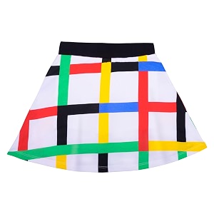yougotplanb cotton skater skirt for girls  pack of 1  ages 3-16 years  attached inner shorts  ideal for sports amp play