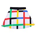 YouGotPlanB Cotton Skater Skirt for Girls | Pack of 1 | Ages 3-16 Years | Attached Inner Shorts | Ideal for Sports & Play