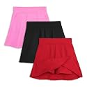 YouGotPlanB Cotton Skater Skirt for Girls | Pack of 1 | Ages 3-16 Years | Attached Inner Shorts | Ideal for Sports &amp; Play