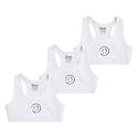 YouGotPlanB Cotton Sports Bra | Ages 8-16 Years | Racerback Style | Non-Padded, Double-Layered for Coverage