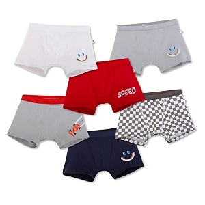 yougotplanb cotton trunks for boys  ages 416 years  snug-fit  tag-free  gentle waistband  ideal for active kids