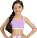 YouGotPlanB CrissCrossLavender Girls TrainingBeginners Non Padded Bra