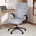 Youhauchair Executive Office Chair, Leather Computer Desk Chair, Grey