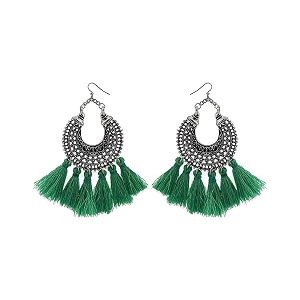 dark green_tassels