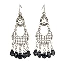Young &amp; Forever Gift Handmade Bead Dangle Earrings Bohemian Large Statement Beaded Drop Fringe Earrings for Women Vintage Ethnic Boho Dangle Drop Earrings for Girls