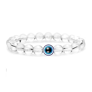 young amp forever evil eye original nazariya green clear quartz bead bracelet for men beads women nazar hand bracelets accessories woman girls