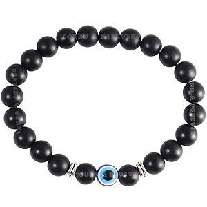 young amp forever evil eye original black tourmaline beads nazariya triple protection bead women bracelet for men nazar hand bracelets accessories woman girls