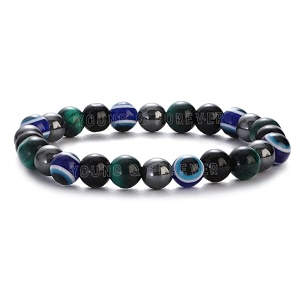 young amp forever evil eye original black tourmaline beads nazariya triple protection blue tiger eye bead women bracelet for men nazar hand bracelets accessories woman girls