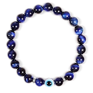 young amp forever evil eye original beads nazariya triple protection blue tiger eye bead women bracelet for men nazar hand bracelets accessories woman girls