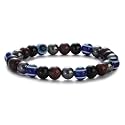 Young &amp; Forever Evil Eye Original Black Tourmaline Beads Nazariya Triple Protection Red Tiger Eye Bead Women Bracelet for Men Nazar Hand Bracelets Accessories Woman Girls