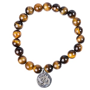 young amp forever gift d39vine lotus lion tiger charm crystal natural stone reiki yoga bracelet for mens women tiger eyeom charm