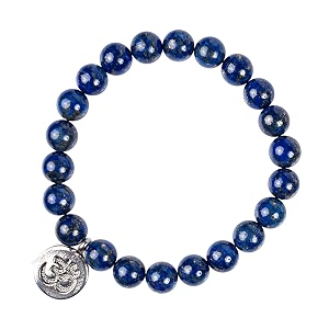 young amp forever gift d39vine lotus lion tiger charm crystal natural stone reiki yoga bracelet for mens women lapis lazuli