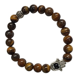 young amp forever gift d39vine lotus lion tiger charm crystal natural stone reiki yoga bracelet for mens women tiger eye  hamsa hand