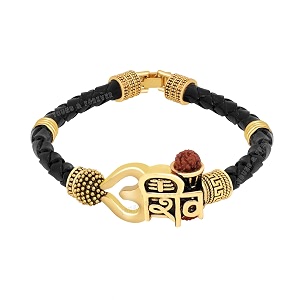 young amp forever gift brass kada bracelet for unisex-adult