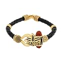 Young &amp; Forever Gift Brass Kada Bracelet for Unisex-Adult