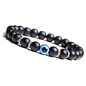 Young &amp; Forever Valentine Gift For Girlfriend Boyfriend Rakhi Gift For Brother Reiki Infused Handmade Chakra Bracelets For Women Evil Eye Bracelet Semi Precious Gemstone