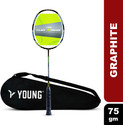 Young Fury Xtreme (Lightweight) Japanese High Modulus Graphite | Professional Blue Strung Badminton Racquet