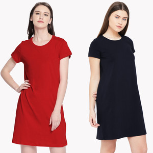 young trendz women nighty red black